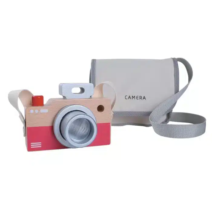 Wooden camera bag set