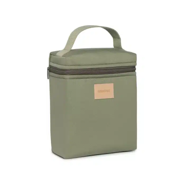 Baby on the go insulated lunch bag olive green nobodinoz 1 8435574920201 scaled