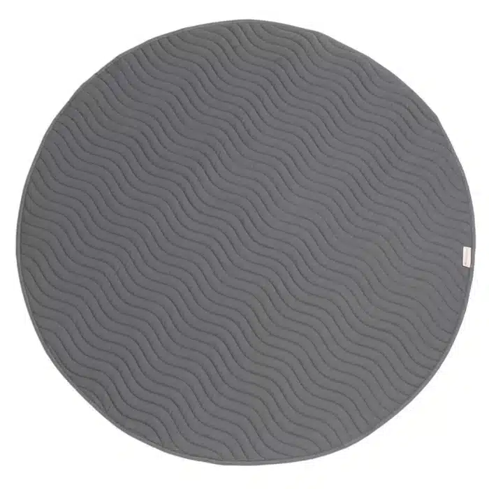 Kiowa round playmat slate grey nobodinoz 1