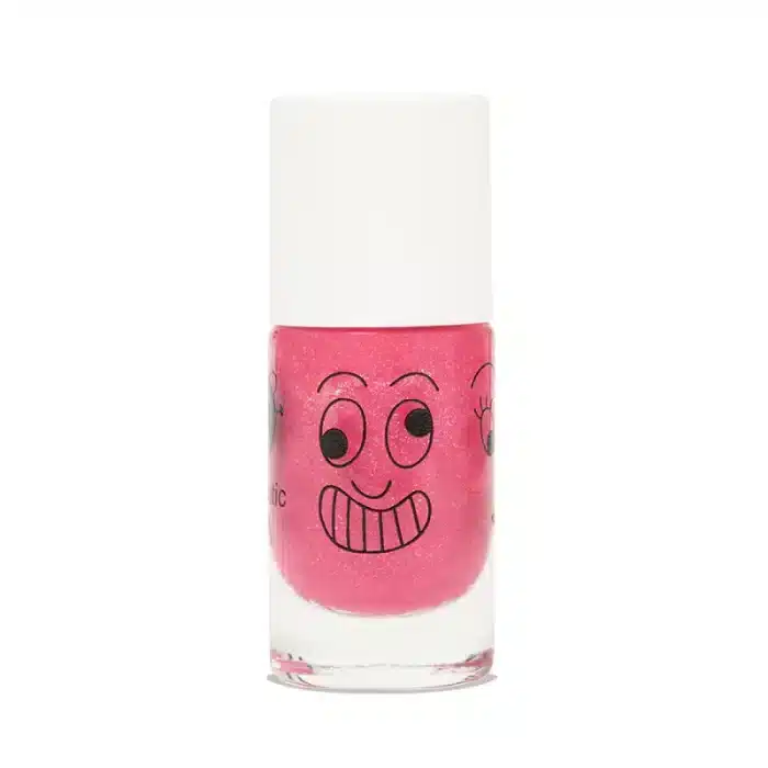 kitty candy pink glitter nail polish 2