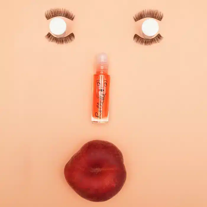 peach rollette lip gloss 1