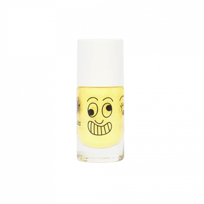 water based nail polish for children lulu pearly yellow 1