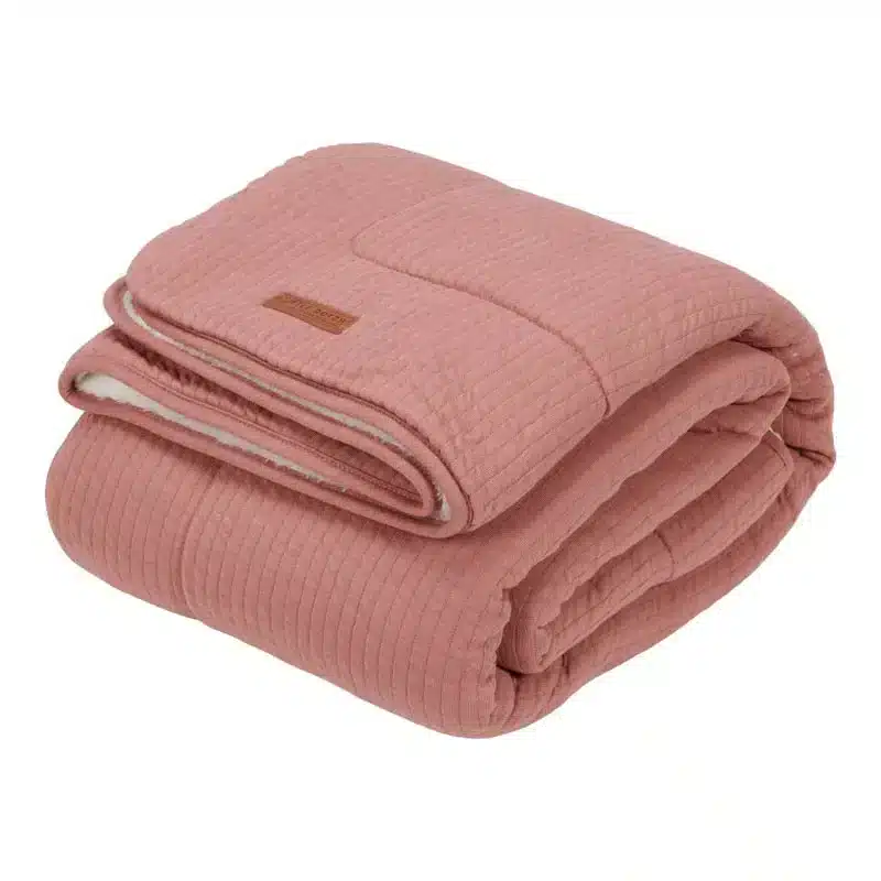 0014836 little dutch bassinet blanket pure pink blush pure