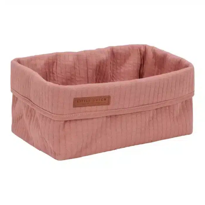 0014864 little dutch storage basket large pure pink blush pure