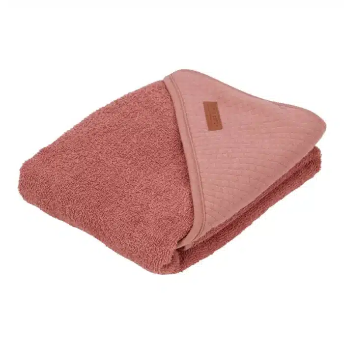 0014885 little dutch hooded towel pure pink blush pure