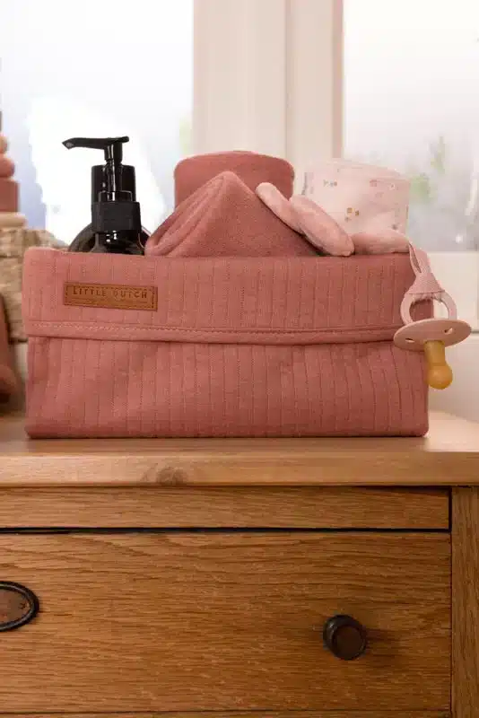 0015681 little dutch storage basket large pure pink blush pure